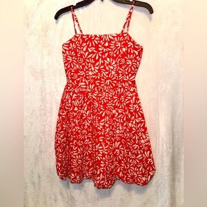 Copper Key Floral Bubble Hem Dress-NWT